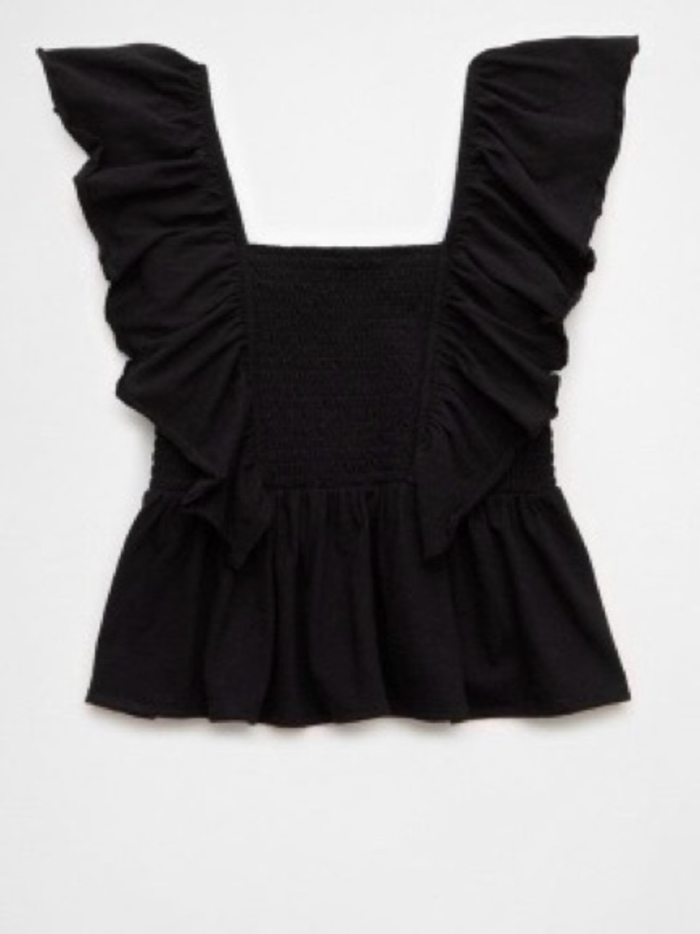 AE Sunchaser Knit Flutter Sleeve Babydoll Size Large NWT